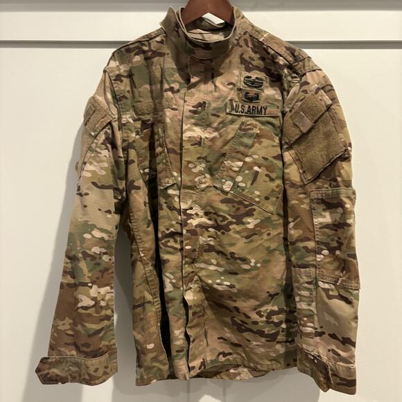 Propper Army Combat Uniform Coat Mens Large Multicam Camo Tactical Jacket LL - Picture 1 of 12